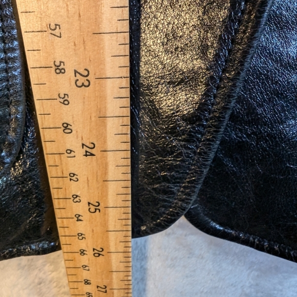 Gap vintage 2000 shiny leather jacket size small - Picture 8 of 8